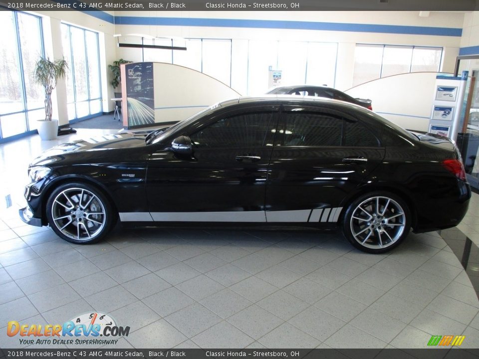 2018 Mercedes-Benz C 43 AMG 4Matic Sedan Black / Black Photo #10