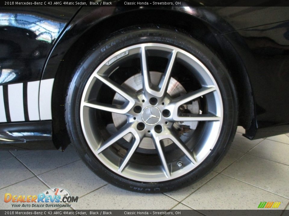 2018 Mercedes-Benz C 43 AMG 4Matic Sedan Black / Black Photo #11