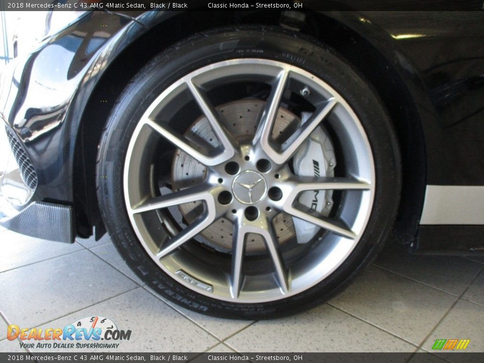 2018 Mercedes-Benz C 43 AMG 4Matic Sedan Black / Black Photo #12
