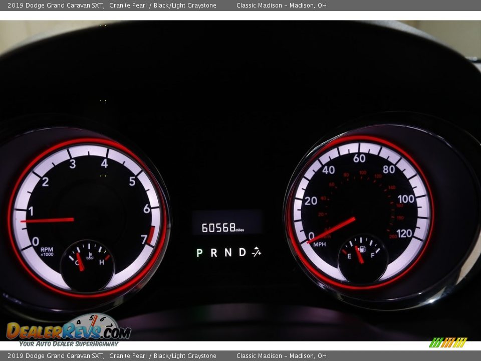 2019 Dodge Grand Caravan SXT Granite Pearl / Black/Light Graystone Photo #8