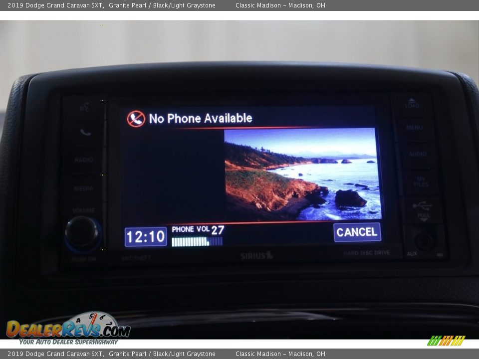 2019 Dodge Grand Caravan SXT Granite Pearl / Black/Light Graystone Photo #12