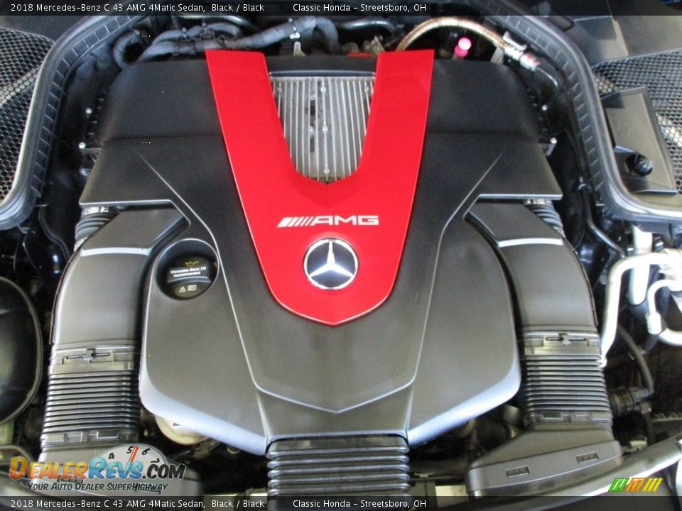 2018 Mercedes-Benz C 43 AMG 4Matic Sedan Black / Black Photo #16