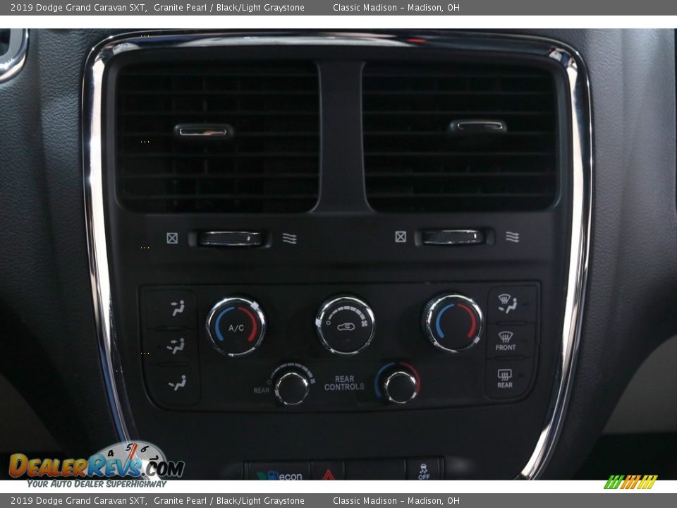 2019 Dodge Grand Caravan SXT Granite Pearl / Black/Light Graystone Photo #16