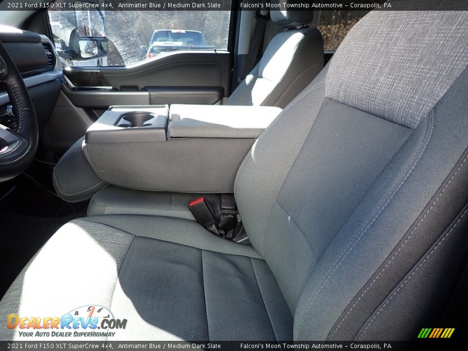 2021 Ford F150 XLT SuperCrew 4x4 Antimatter Blue / Medium Dark Slate Photo #10
