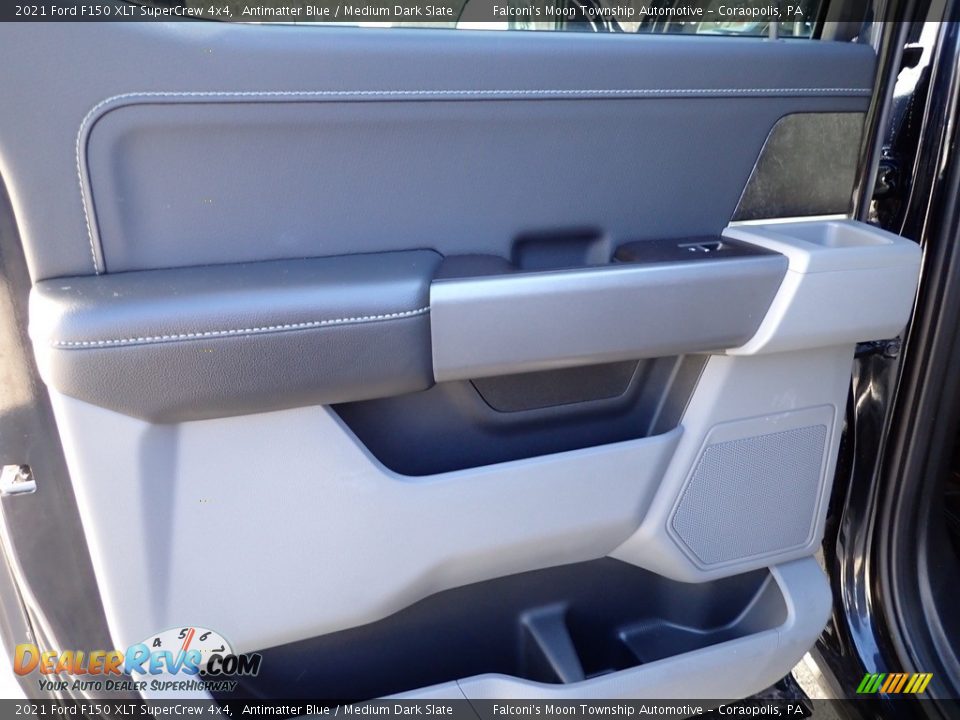2021 Ford F150 XLT SuperCrew 4x4 Antimatter Blue / Medium Dark Slate Photo #12