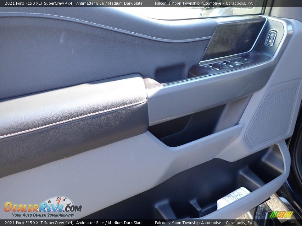 2021 Ford F150 XLT SuperCrew 4x4 Antimatter Blue / Medium Dark Slate Photo #13