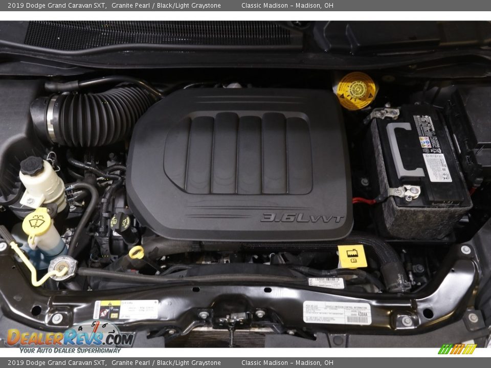 2019 Dodge Grand Caravan SXT Granite Pearl / Black/Light Graystone Photo #22