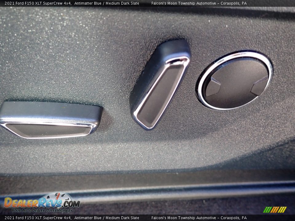 2021 Ford F150 XLT SuperCrew 4x4 Antimatter Blue / Medium Dark Slate Photo #14