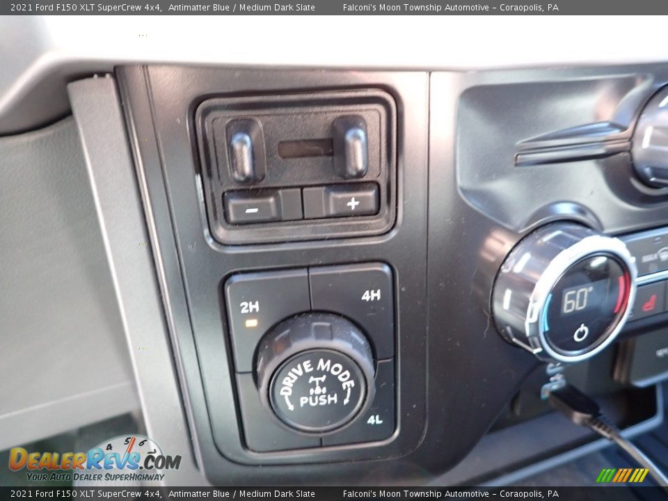 2021 Ford F150 XLT SuperCrew 4x4 Antimatter Blue / Medium Dark Slate Photo #15