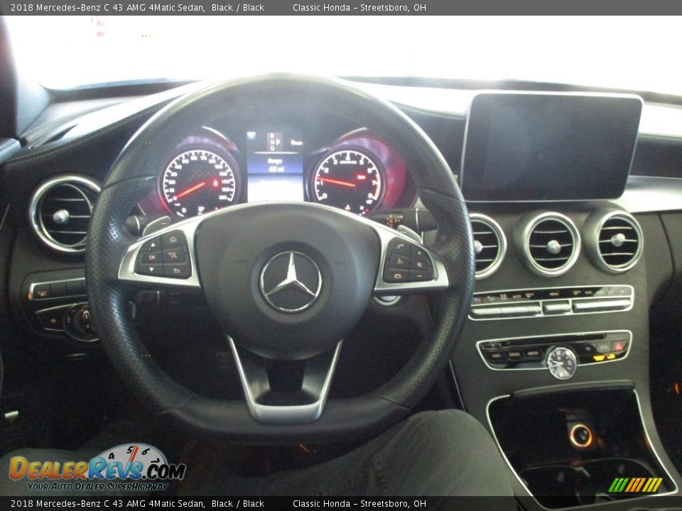 2018 Mercedes-Benz C 43 AMG 4Matic Sedan Black / Black Photo #33