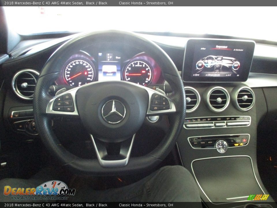 2018 Mercedes-Benz C 43 AMG 4Matic Sedan Black / Black Photo #35