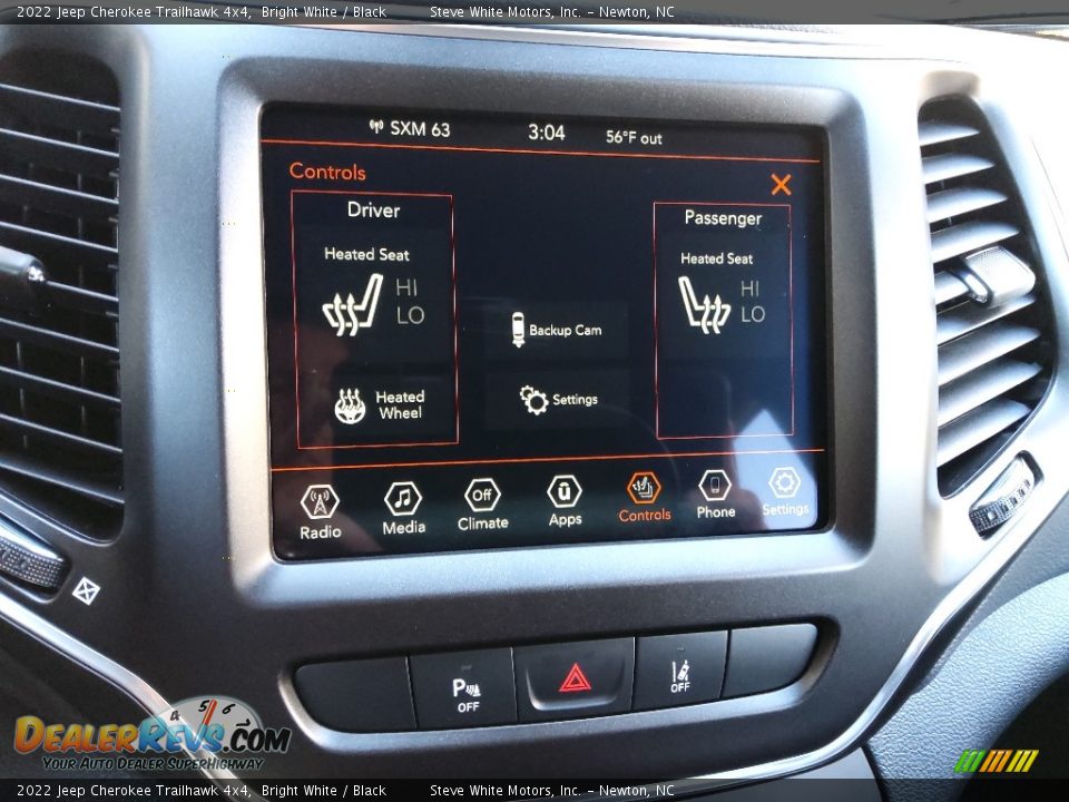 Controls of 2022 Jeep Cherokee Trailhawk 4x4 Photo #24