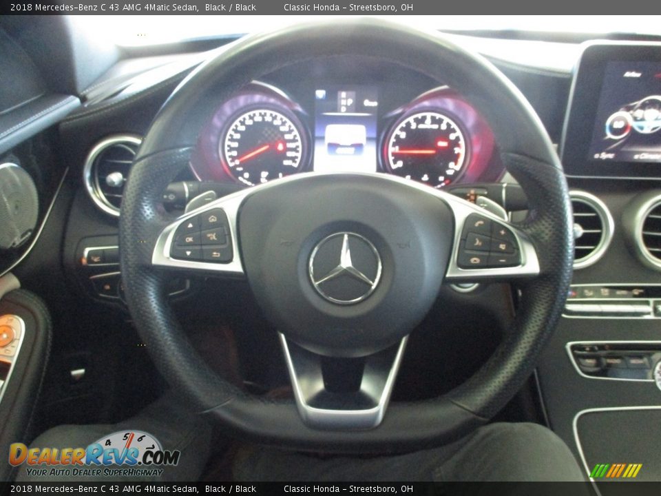 2018 Mercedes-Benz C 43 AMG 4Matic Sedan Black / Black Photo #36
