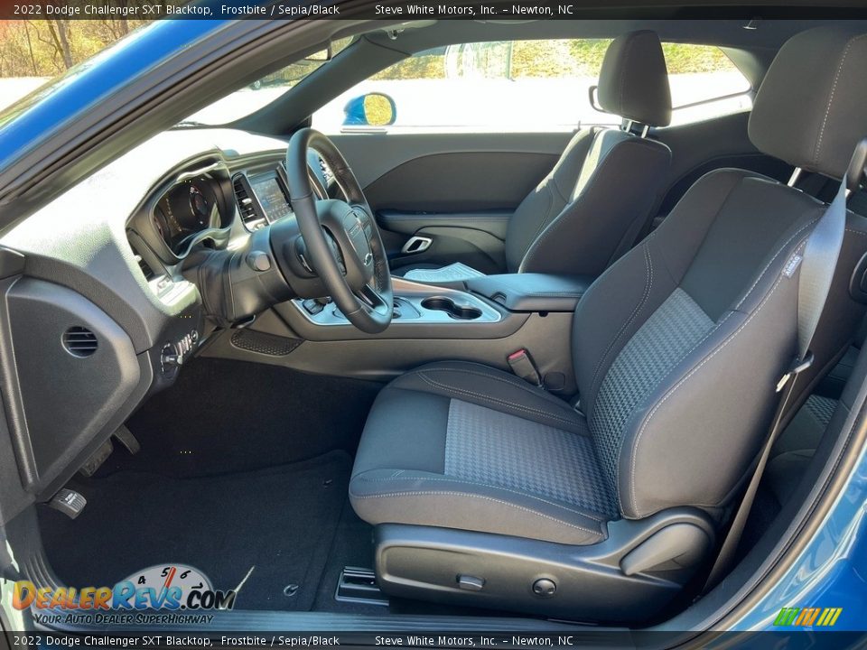 Front Seat of 2022 Dodge Challenger SXT Blacktop Photo #10