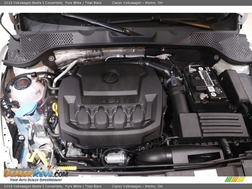 2019 Volkswagen Beetle S Convertible Pure White / Titan Black Photo #19