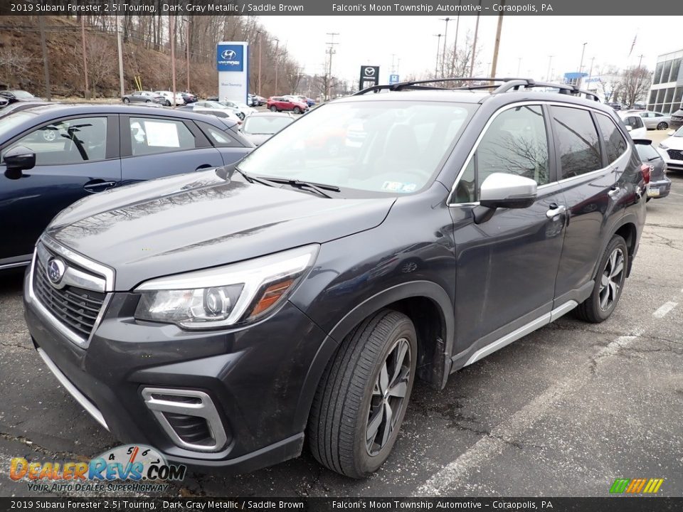 2019 Subaru Forester 2.5i Touring Dark Gray Metallic / Saddle Brown Photo #1