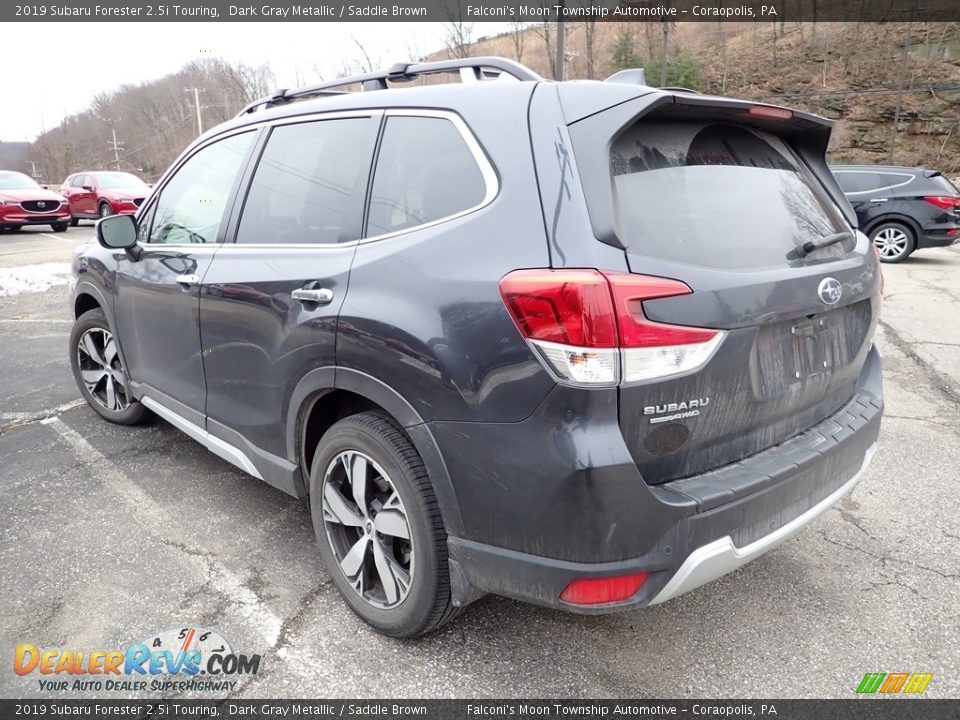 2019 Subaru Forester 2.5i Touring Dark Gray Metallic / Saddle Brown Photo #2