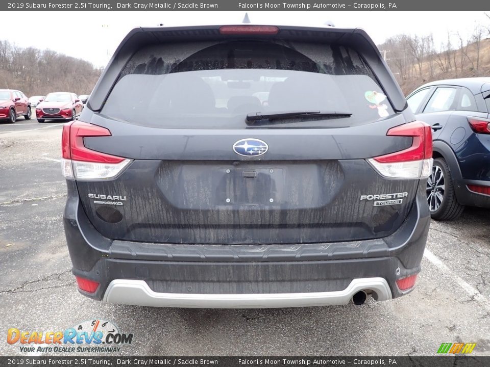 2019 Subaru Forester 2.5i Touring Dark Gray Metallic / Saddle Brown Photo #3