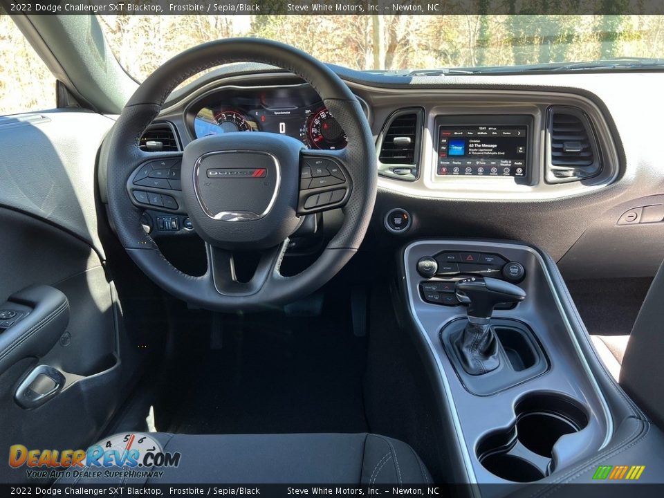 Sepia/Black Interior - 2022 Dodge Challenger SXT Blacktop Photo #16