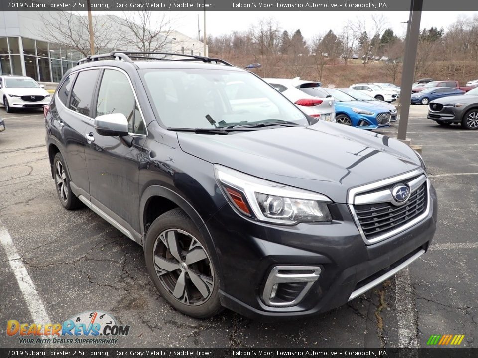 2019 Subaru Forester 2.5i Touring Dark Gray Metallic / Saddle Brown Photo #4