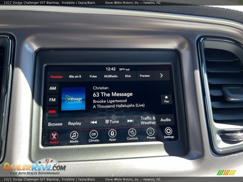 Controls of 2022 Dodge Challenger SXT Blacktop Photo #20