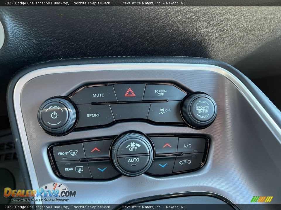 Controls of 2022 Dodge Challenger SXT Blacktop Photo #23