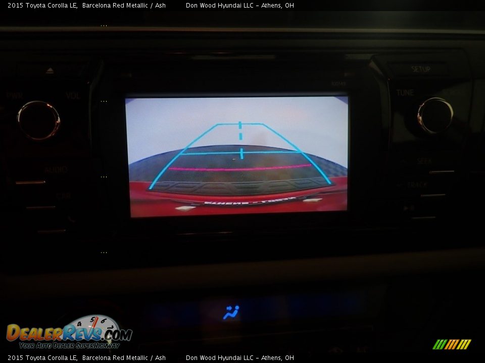 2015 Toyota Corolla LE Barcelona Red Metallic / Ash Photo #3