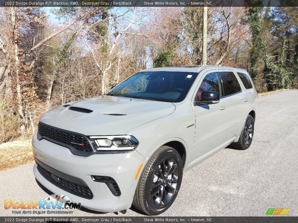 Front 3/4 View of 2022 Dodge Durango R/T Blacktop AWD Photo #2