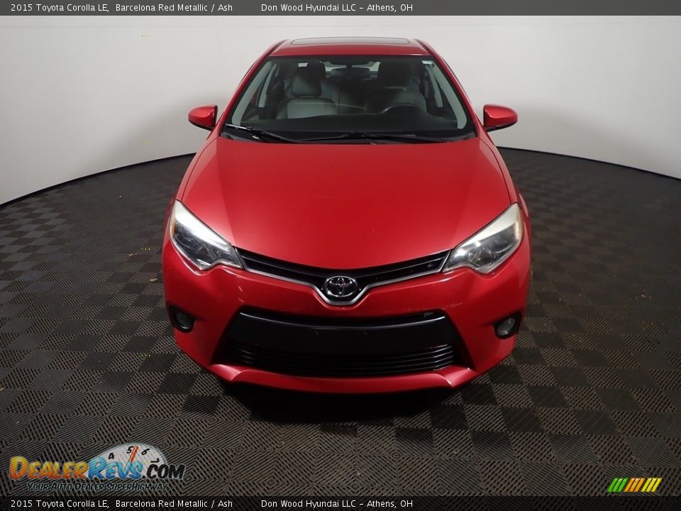 2015 Toyota Corolla LE Barcelona Red Metallic / Ash Photo #6