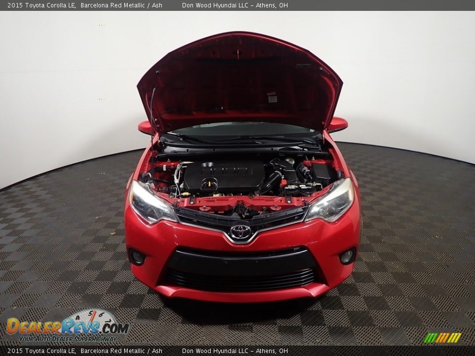 2015 Toyota Corolla LE Barcelona Red Metallic / Ash Photo #7