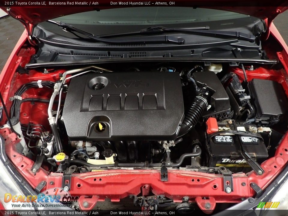 2015 Toyota Corolla LE Barcelona Red Metallic / Ash Photo #8
