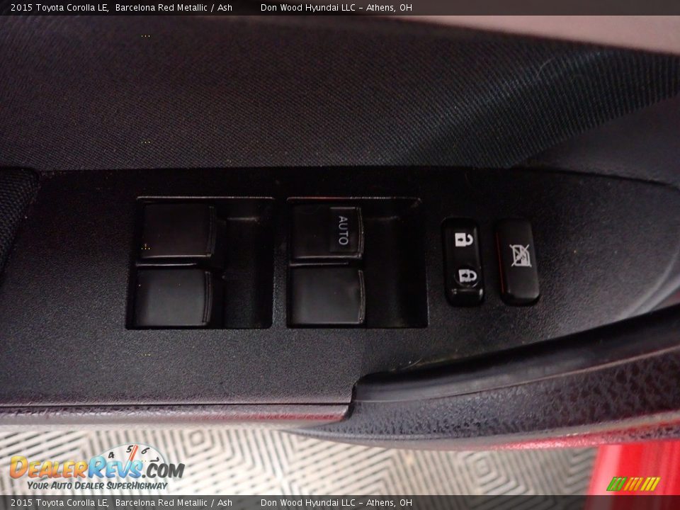 2015 Toyota Corolla LE Barcelona Red Metallic / Ash Photo #22