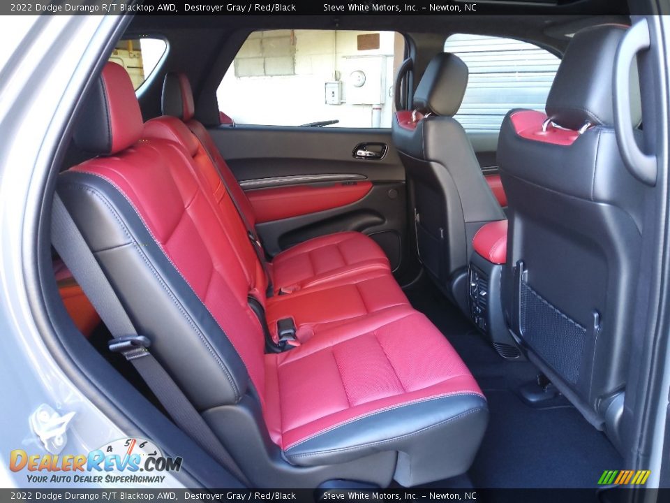 Rear Seat of 2022 Dodge Durango R/T Blacktop AWD Photo #19