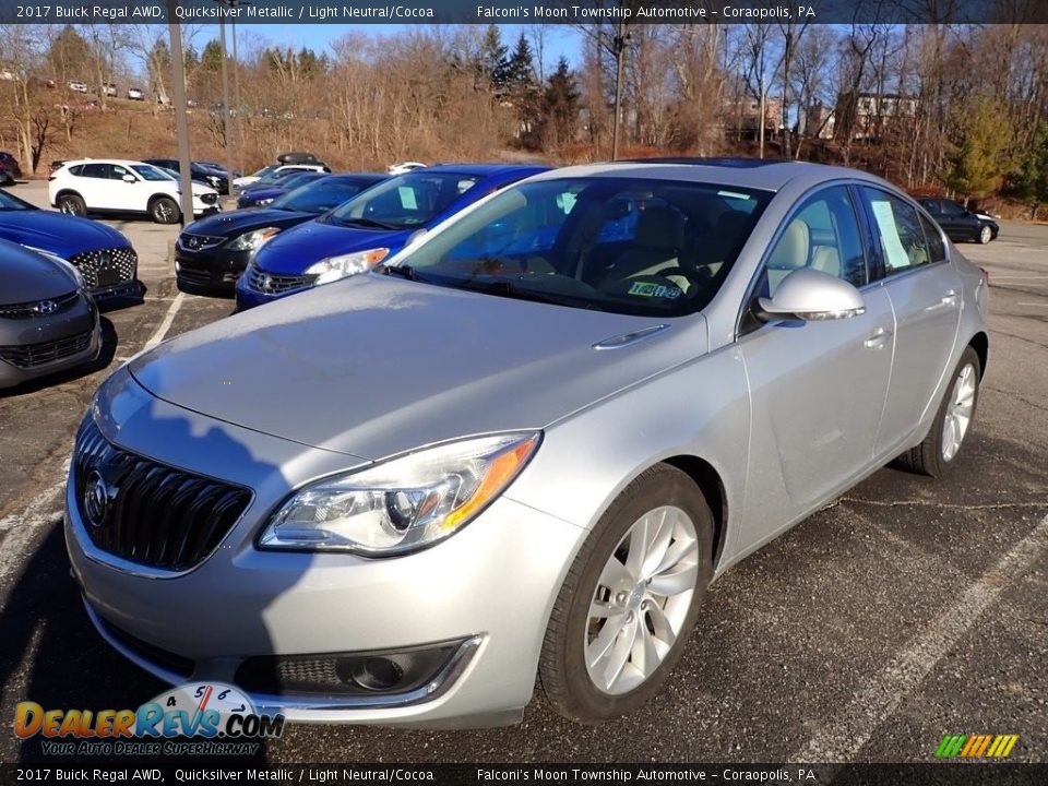 2017 Buick Regal AWD Quicksilver Metallic / Light Neutral/Cocoa Photo #1