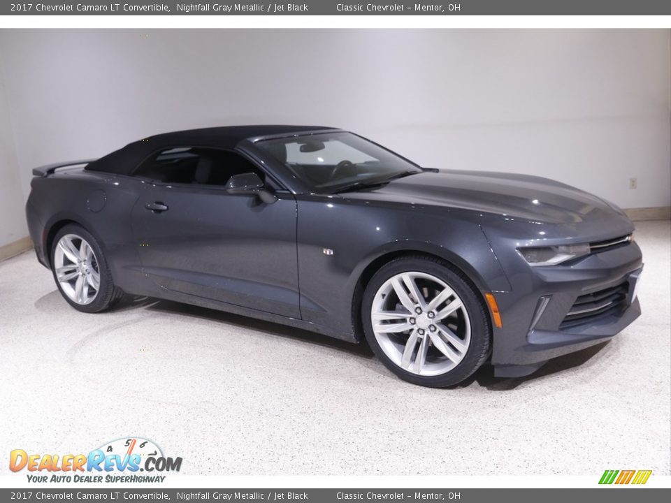 2017 Chevrolet Camaro LT Convertible Nightfall Gray Metallic / Jet Black Photo #2