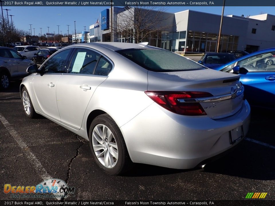 2017 Buick Regal AWD Quicksilver Metallic / Light Neutral/Cocoa Photo #2