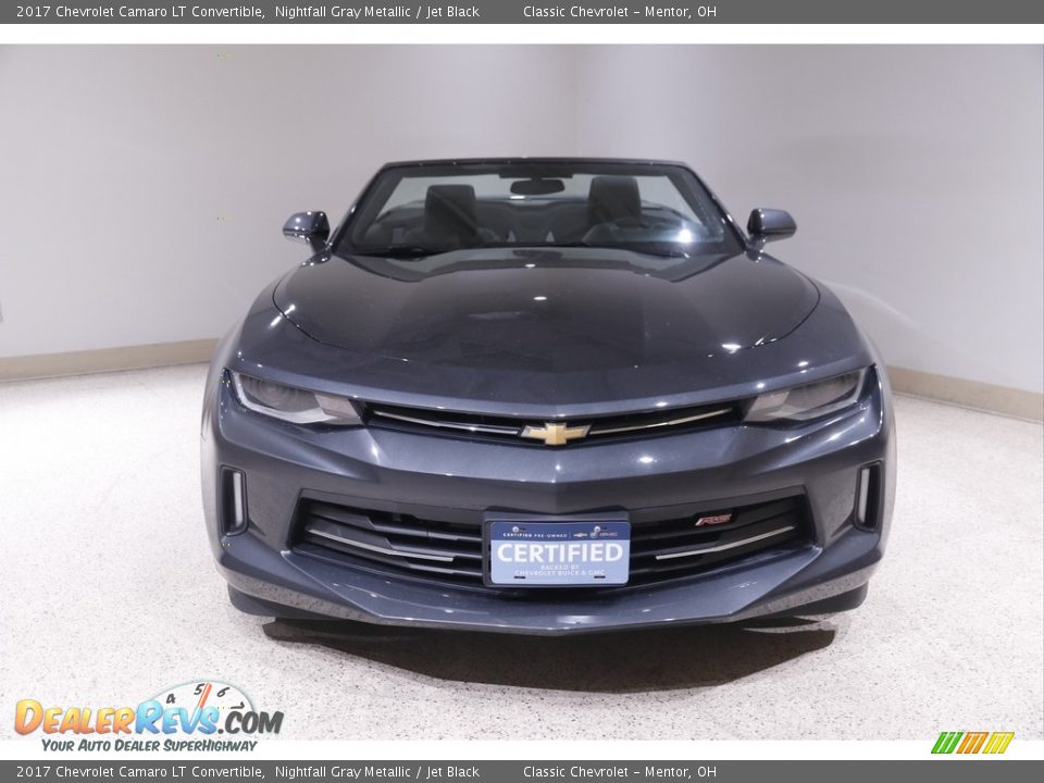 2017 Chevrolet Camaro LT Convertible Nightfall Gray Metallic / Jet Black Photo #3