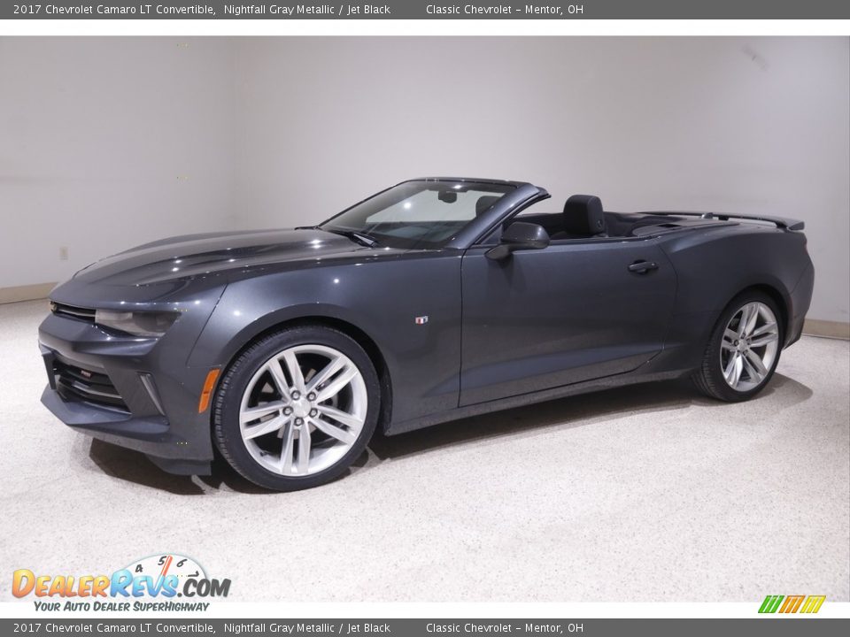 2017 Chevrolet Camaro LT Convertible Nightfall Gray Metallic / Jet Black Photo #4