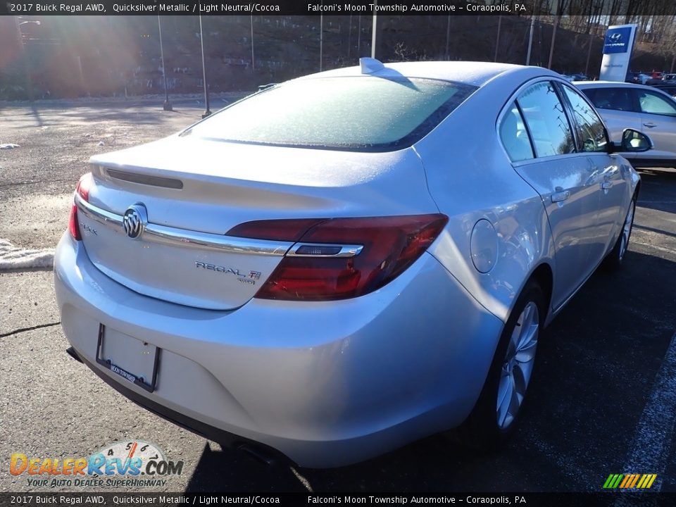 2017 Buick Regal AWD Quicksilver Metallic / Light Neutral/Cocoa Photo #4