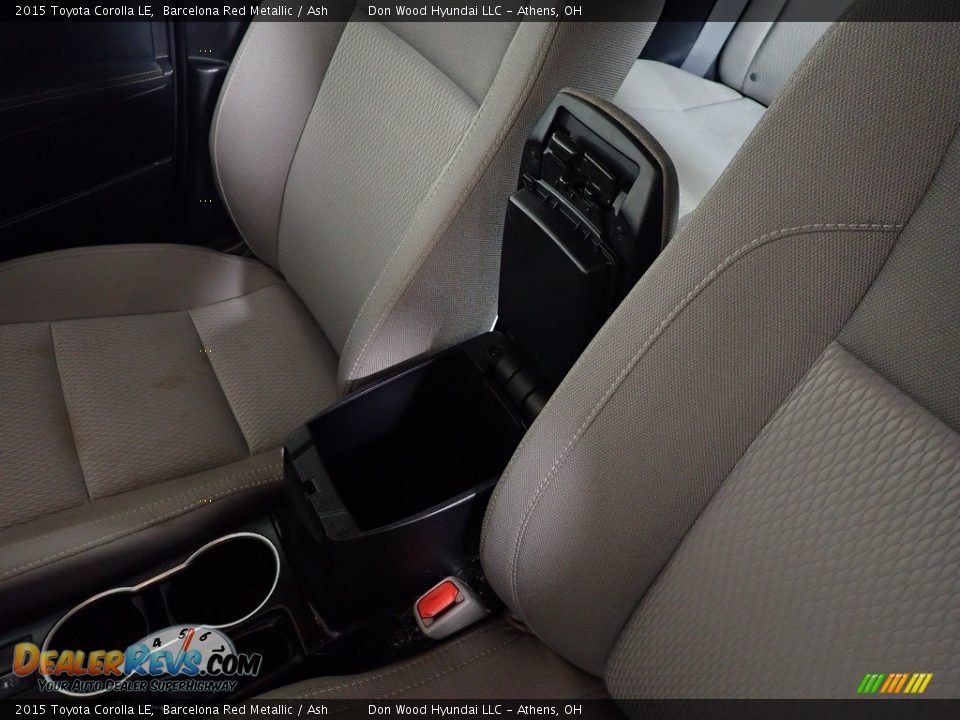 2015 Toyota Corolla LE Barcelona Red Metallic / Ash Photo #34