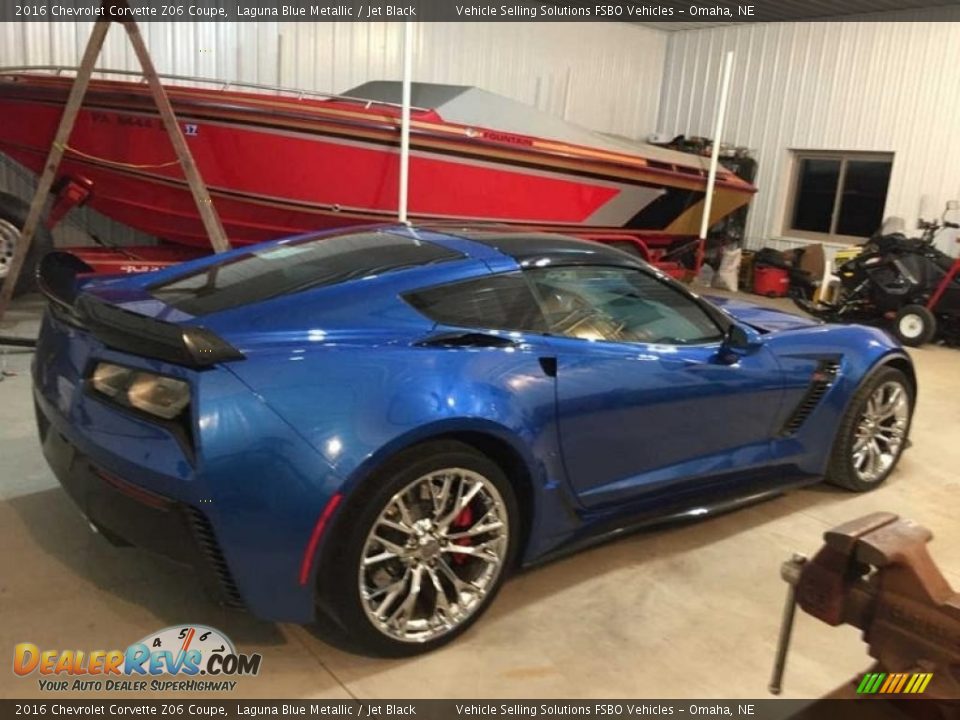 2016 Chevrolet Corvette Z06 Coupe Laguna Blue Metallic / Jet Black Photo #6