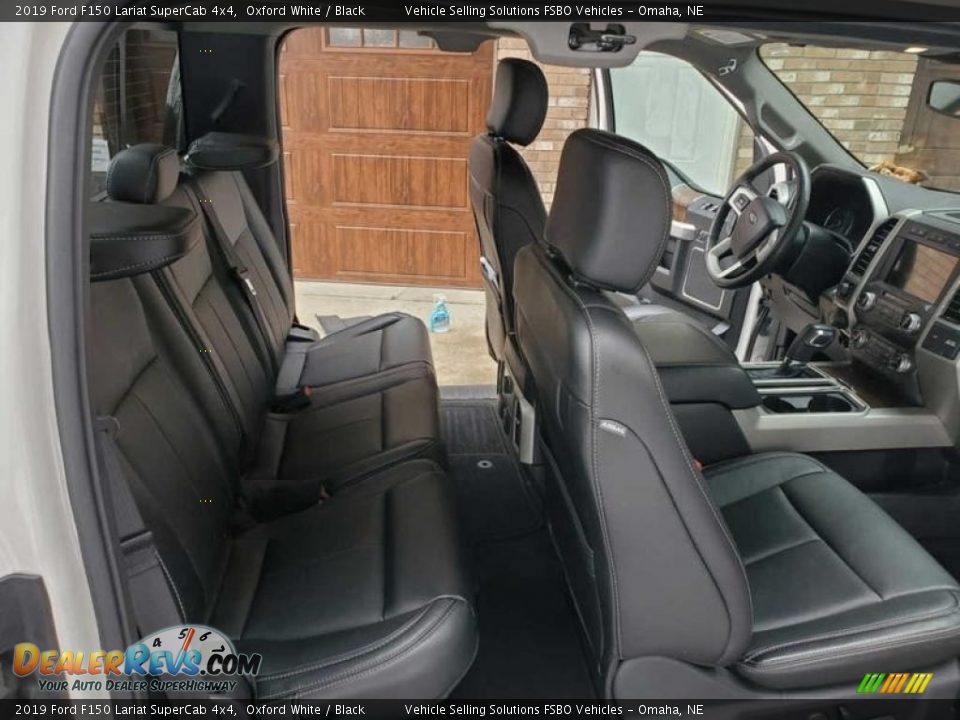 Rear Seat of 2019 Ford F150 Lariat SuperCab 4x4 Photo #5