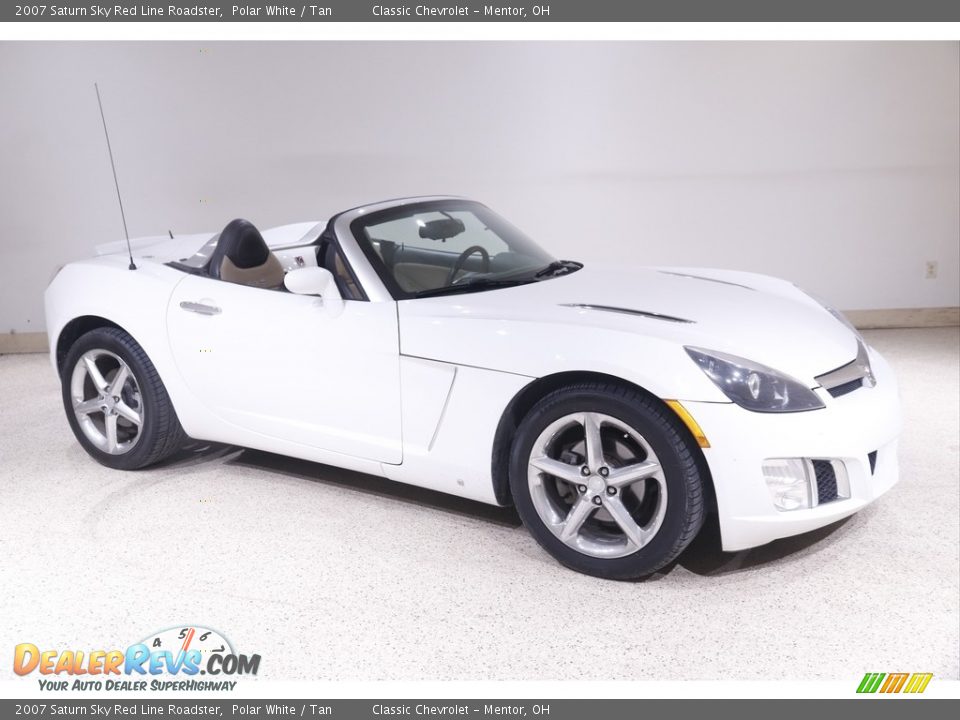 2007 Saturn Sky Red Line Roadster Polar White / Tan Photo #1