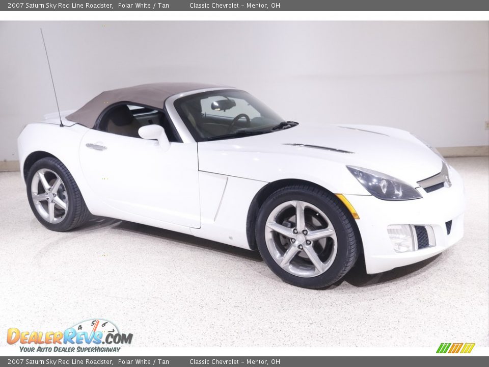 Polar White 2007 Saturn Sky Red Line Roadster Photo #2