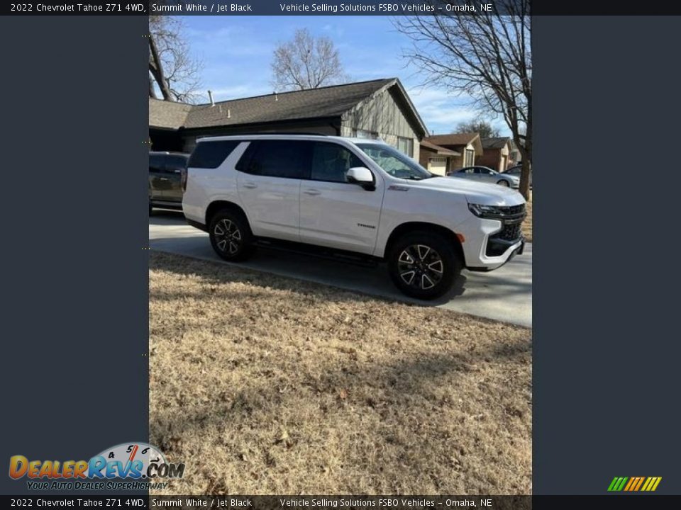 2022 Chevrolet Tahoe Z71 4WD Summit White / Jet Black Photo #5