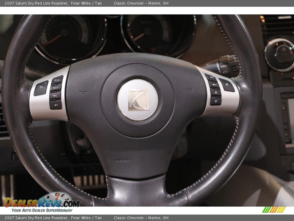 2007 Saturn Sky Red Line Roadster Steering Wheel Photo #8