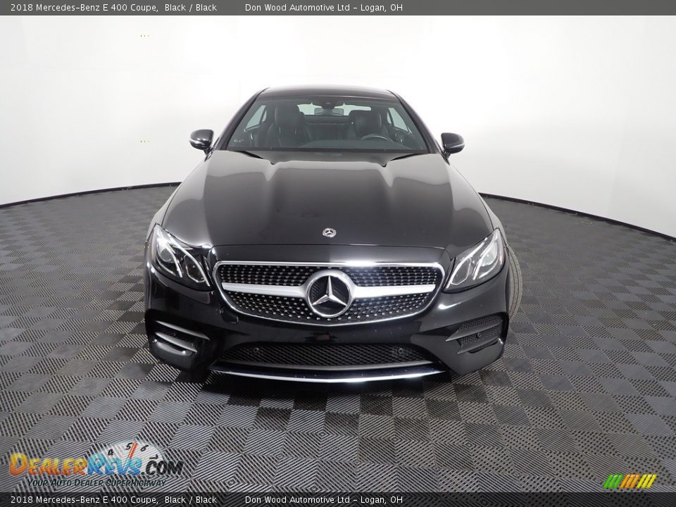 2018 Mercedes-Benz E 400 Coupe Black / Black Photo #9