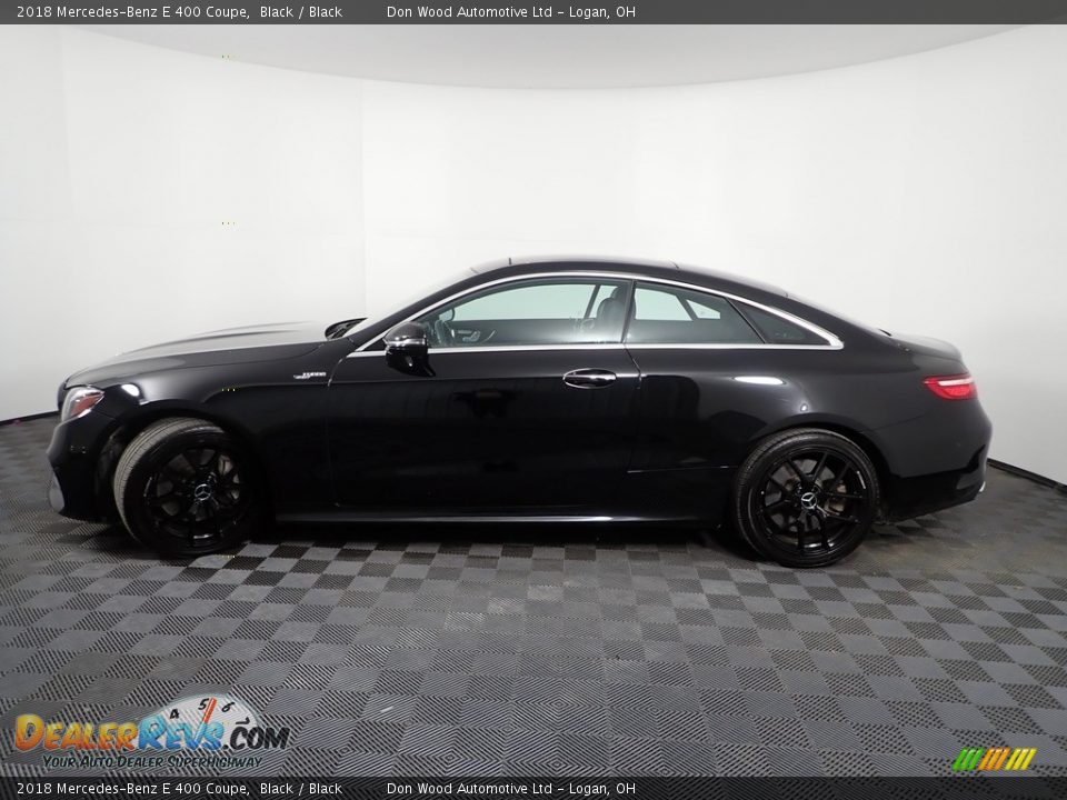 2018 Mercedes-Benz E 400 Coupe Black / Black Photo #13