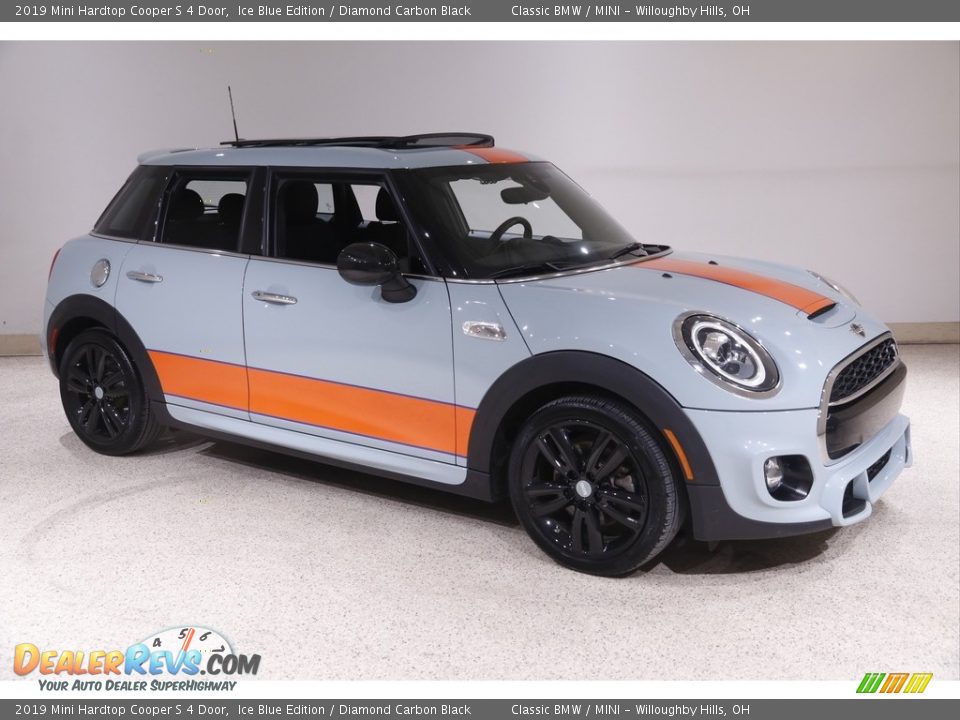 2019 Mini Hardtop Cooper S 4 Door Ice Blue Edition / Diamond Carbon Black Photo #1