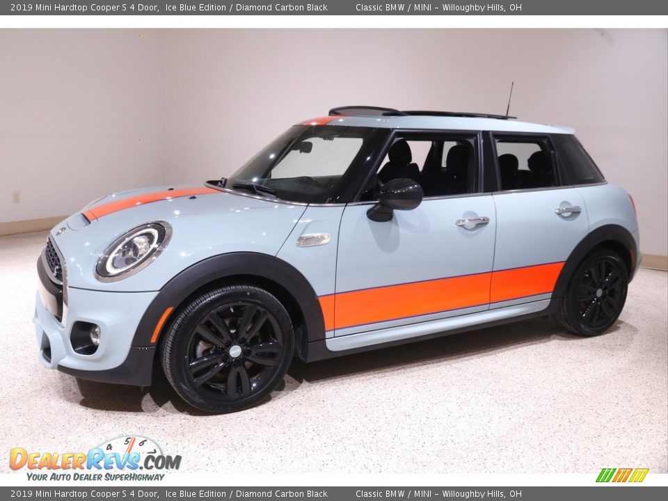 2019 Mini Hardtop Cooper S 4 Door Ice Blue Edition / Diamond Carbon Black Photo #3